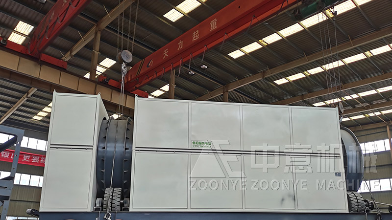 建筑垃圾滚筒筛实地工厂图片
