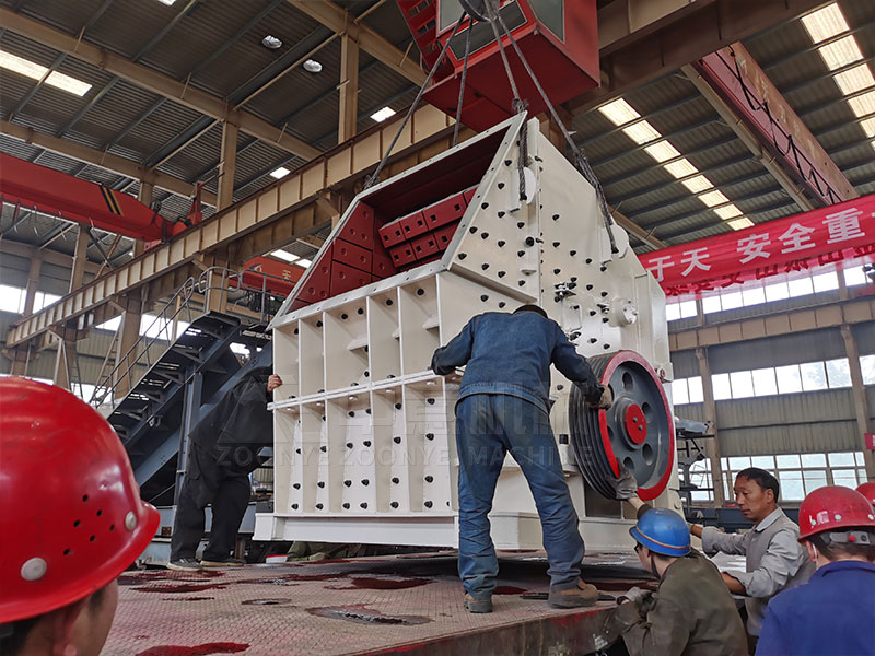 建筑装修垃圾破碎机工厂实拍图片