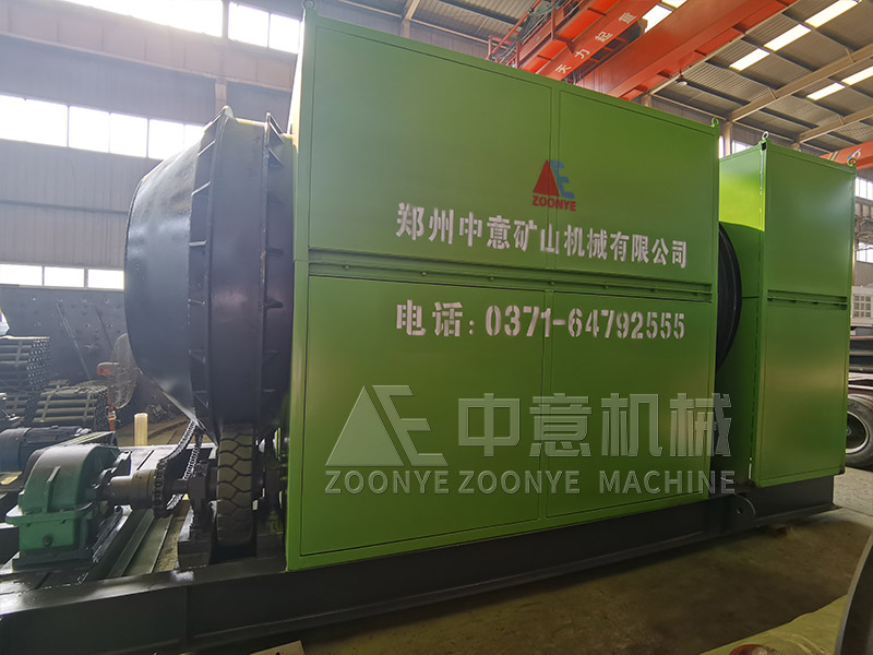 综合垃圾滚筒筛实地工厂图片