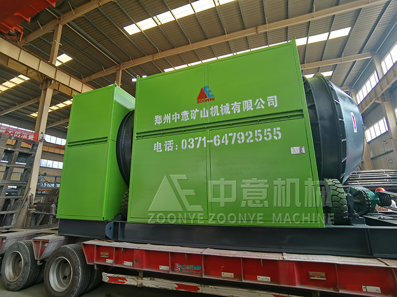 堆放多年的城市生活垃圾资源化处置中心全套设备滚筒筛实地工厂图片