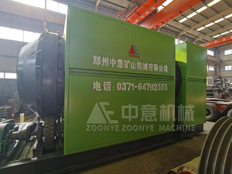 全自动垃圾滚筒筛实地工厂图片