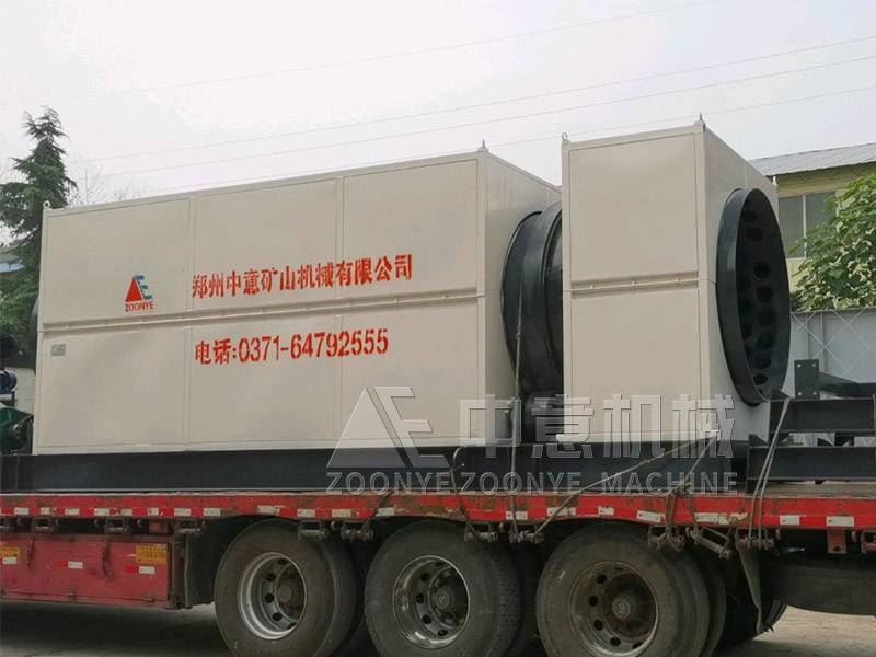 固废滚筒筛实地工厂图片